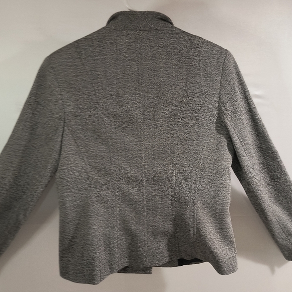 Franco Mirabelli Women's 10 Gray Blazer Jacket - Picture 7 of 9
